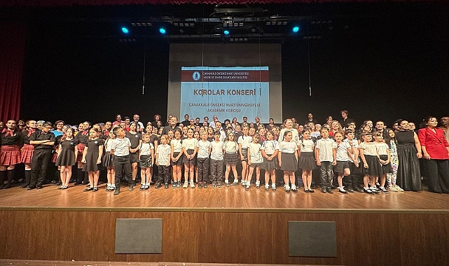 ÇOMÜ Müzik ve Sahne Sanatları Fakültesi'nden Korolar Konseri