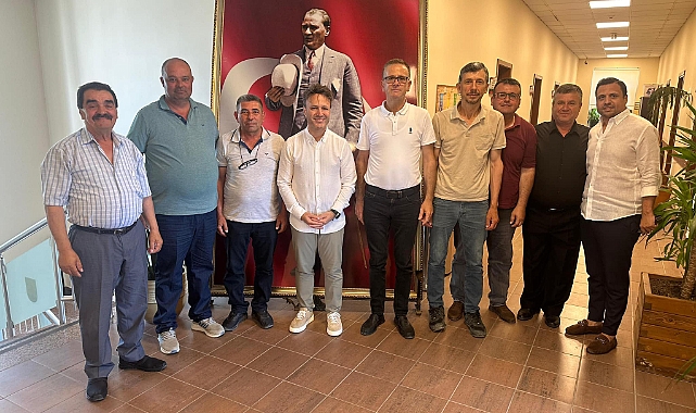 Gelibolu Ziraat Odası Yönetimi Belediye Ali Kâmil Soyuak'ı ziyaret etti
