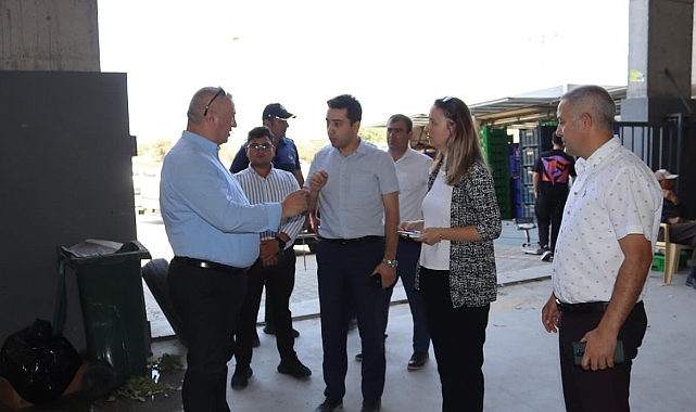 Geyikli Belediye Başkanı Oruçoğlu, kültür merkezi proje alanını inceledi