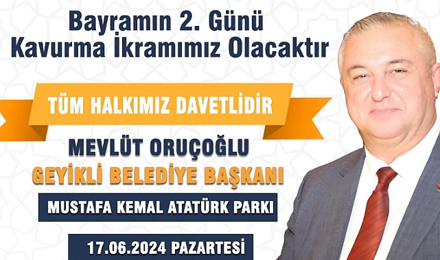 Geyikli'de kavurma ikramı