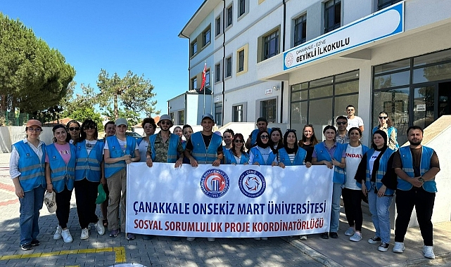 Geyikli İlkokulu ‘’renkleniyor’’
