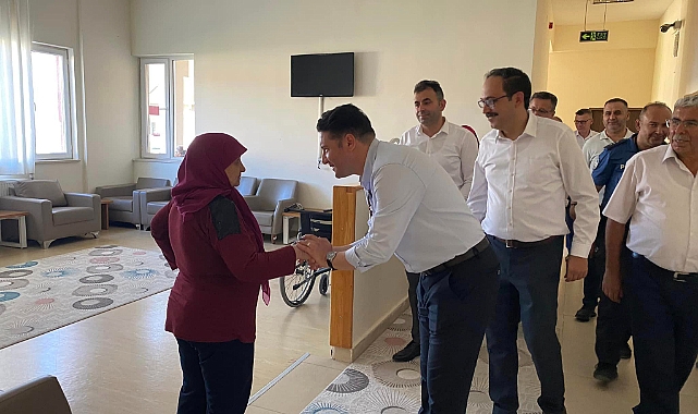 Göktaş'tan engelsiz yaşam merkezine bayram ziyareti