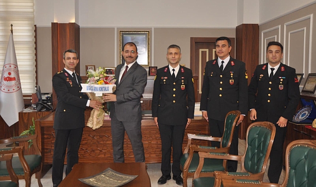Jandarma Teşkilatı'nın 185. yıl dönümünde kaymakamlık ziyareti