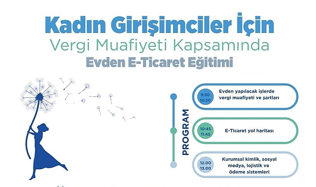 Kadın girişimciler için ‘Evden E-Ticaret’ eğitimi