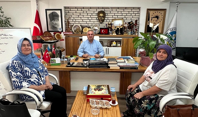 Kadın Kooperatifinden Başkan Oruçoğlu'na ziyaret