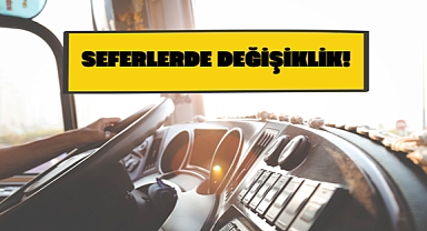 Karabiga-Biga otobüs seferlerinde değişiklik