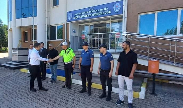 Kaymakam Alper Taş'tan bir kurumlara bayram ziyareti