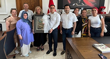 Kaymakama teşekkür ziyareti