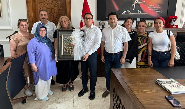 Kaymakama teşekkür ziyareti