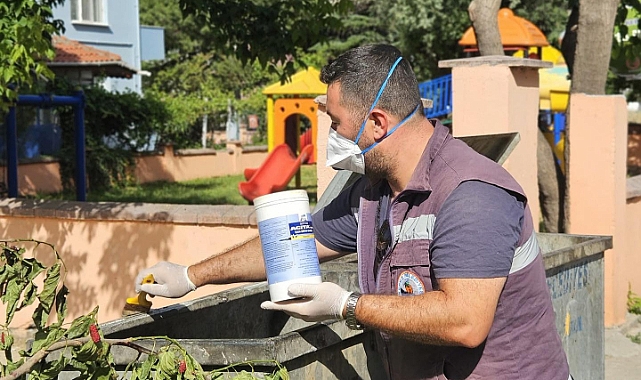 Kepez'de karasineklere karşı mücadele