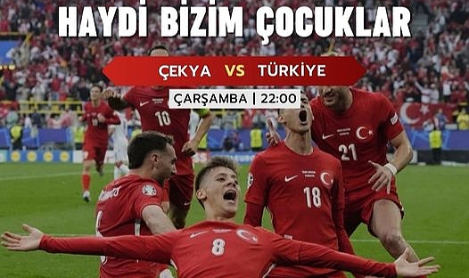 Lapseki Belediyesi, Çekya - Türkiye maçını sosyal tesisler 2'de izlemeye davet ediyor