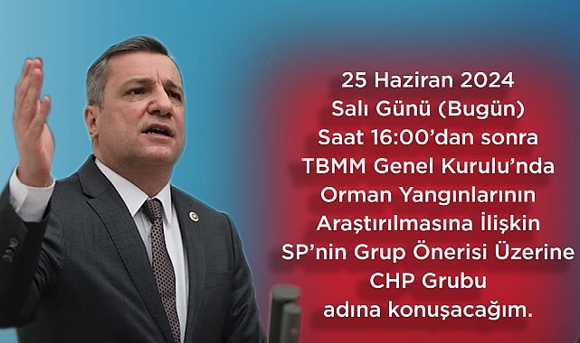 Milletvekili Ceylan TBMM'de konuşacak