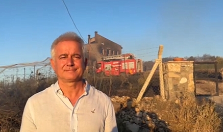 Milletvekili Güneşhan yangın bölgesinde