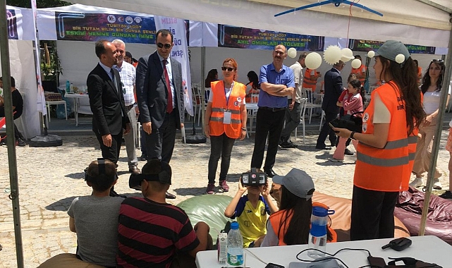 Müdür Yılmaz’dan, şenliğe ziyaret
