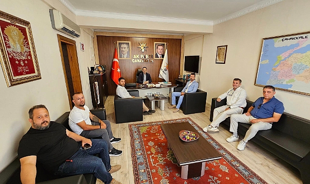 Naim Makas ziyaretçilerini ağırladı