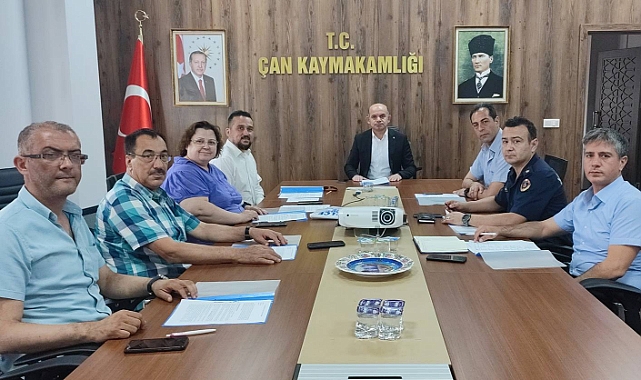 ÖSYM sınav komisyonu kurulu toplantısı Çan'da gerçekleştirildi