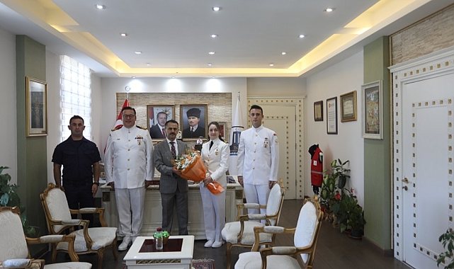 Sahil Güvenlik Komutanlığı'ndan Vali Aktaş'a ziyaret
