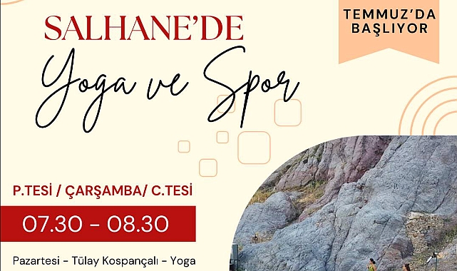 Salhane'de "Yoga ve Spor" etkinliği başlıyor