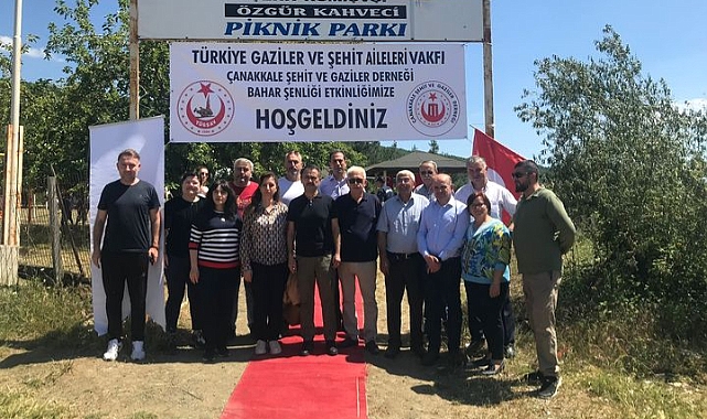 Şehit aileleri ve gaziler piknikte buluştu