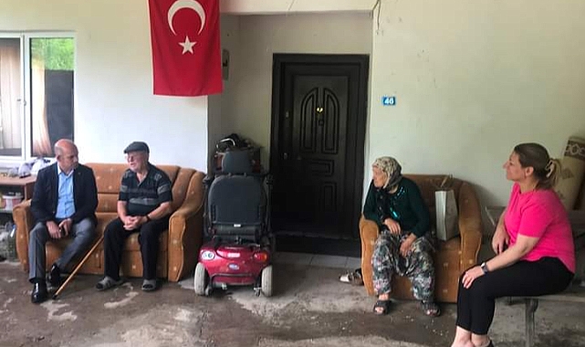 Şehit aileleri ve gazilere bayram ziyareti