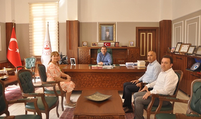 Sevil Ercan, Erdinç Dolu'yu ziyaret etti