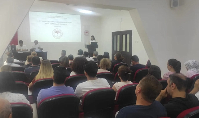 Toplantıda iyi tarım ve organik tarım konuşuldu