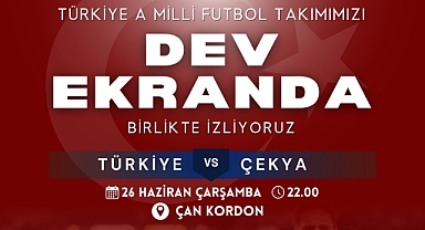Türkiye-Çekya maçı Çan Kordon'da