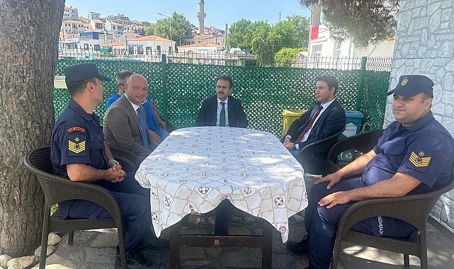 Vali Aktaş Bozcaada’da incelemede