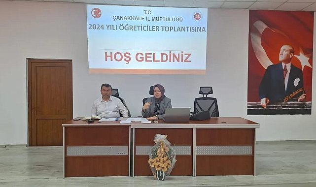 Yaz Kuran kursları öncesi öğreticiler toplantısı