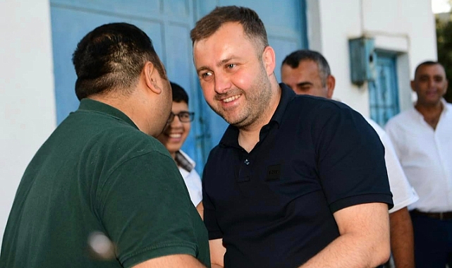 Yüksel, Ramazan Hazar ve Zeki Çakır ailelerinin nişan cemiyetine katıldı