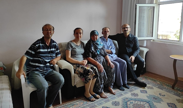 Abacı, Kıbrıs Gazisi Ramadan Kurada'yı ziyaret etti
