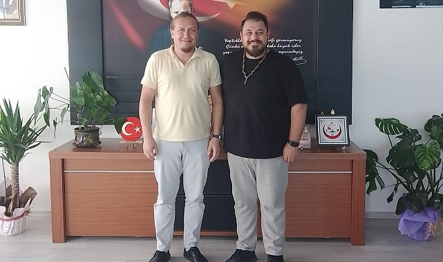 Ahmet Merih Çelik’ten  Atilla Öztürk’e ziyaret