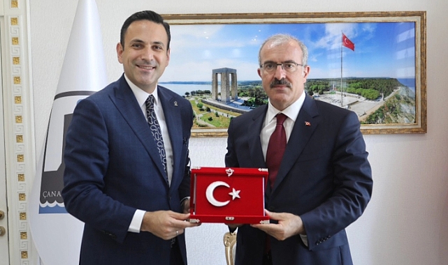 AK Parti Çanakkale İl Başkanlığı'ndan Ömer Toraman'a ziyaret