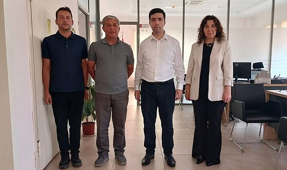 Alper Taş'ın ilçedeki kurumlara veda ziyareti