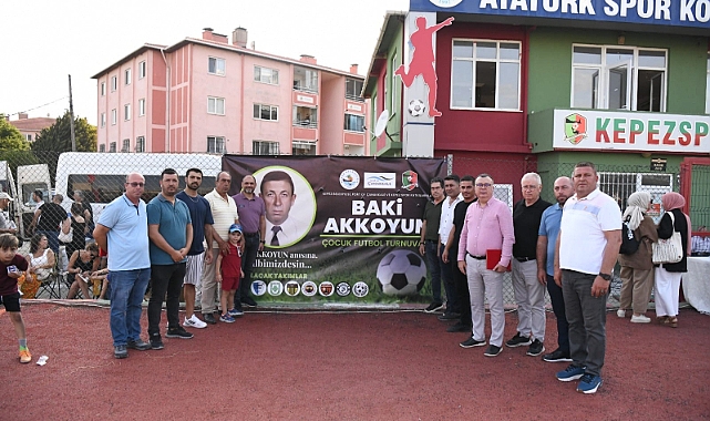 Baki Akkoyun anısına düzenlenen Çocuk Futbol Turnuvası Kepez'de gerçekleştirildi