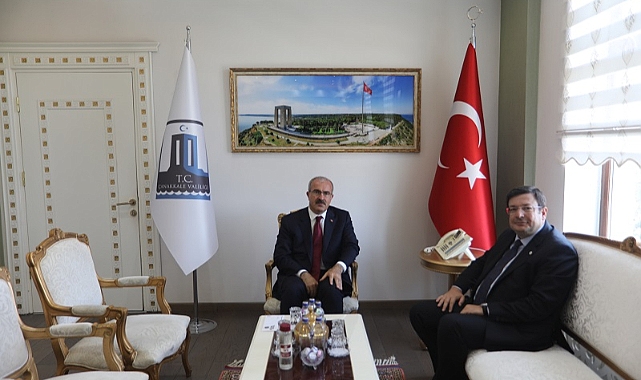 Başkan Erkek'ten Vali Toraman'a hayırlı olsun ziyareti