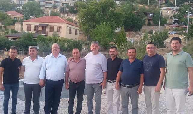 Başkan Ertuğrul Ayvacık'ta