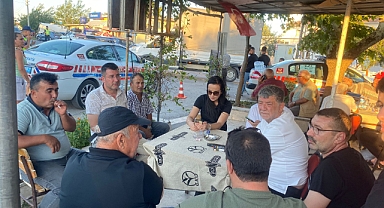 Başkan Ertuğrul yangın bölgesinde