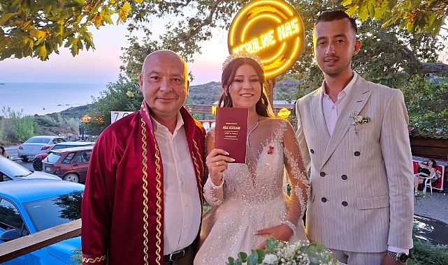 Başkan Göztepe genç çiftin nikahını kıydı