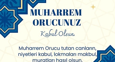 Bayramiç Belediyesi'nden muharrem orucu kutlaması