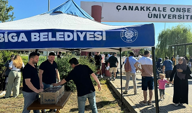 Biga Belediyesi, KPSS adaylarına destek verdi