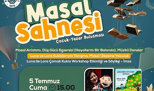 Biga Belediyesi'nden masal sahnesi: Çocuk-Yazar Buluşması Etkinliği!