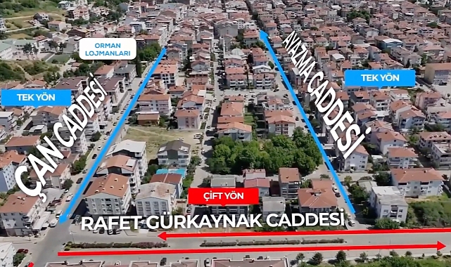 Biga’da güzergahlar değişiyor
