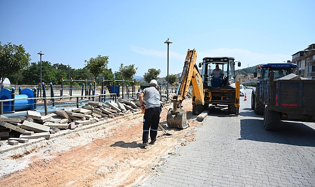 Biga'da yol genişletme çalışmaları başladı
