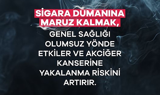 Biga İlçe Sağlık Müdürlüğü'nden sigara ve sigara dumanı uyarısı
