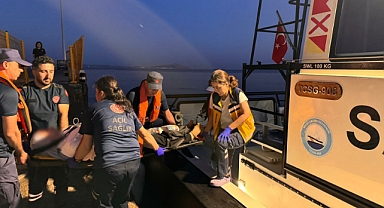Bozcaada’da tıbbi tahliye