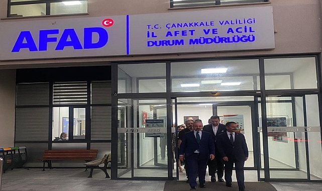 Bülent Turan ve Vali Aktaş, Çanakkale'de ziyaretlerde bulundu