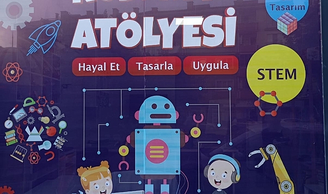Çan'da robotik kodlama atölyesi