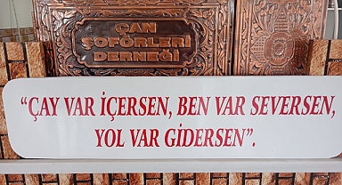 Çan'da Şoför Lokali açılışı