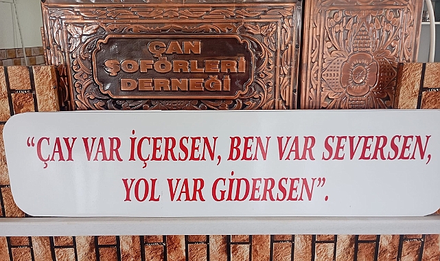 Çan'da Şoför Lokali açılışı